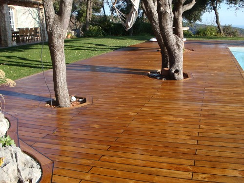 decking and pool sides